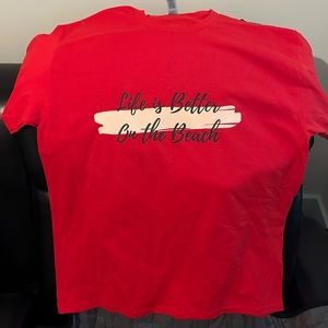 Life is better on the beach T-shirt